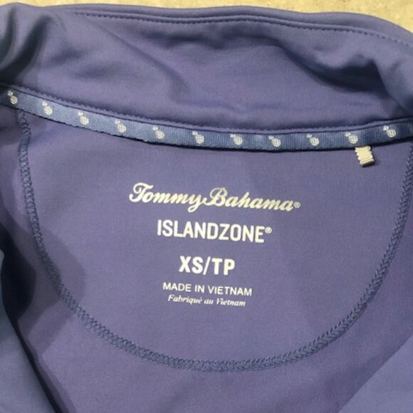 Tommy Bahama Island Zone Zip Activewear Sports Top Shirt Purple Size XS/TP - Picture 4 of 8